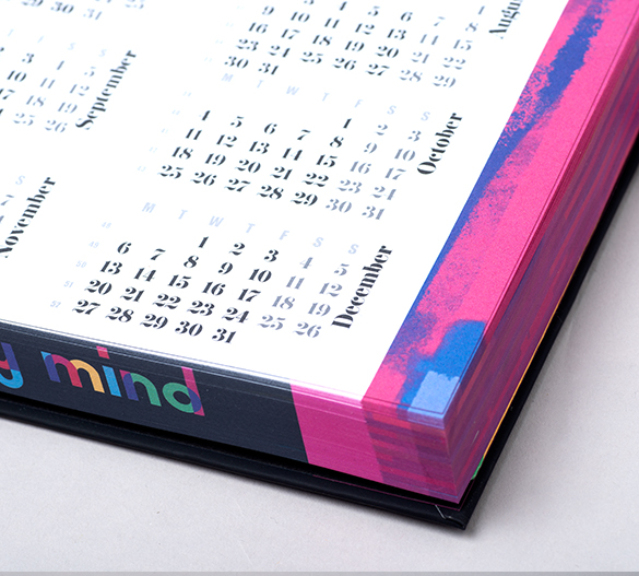 MN31-CAL Mindnotes® agenda in copertina rigida in carta